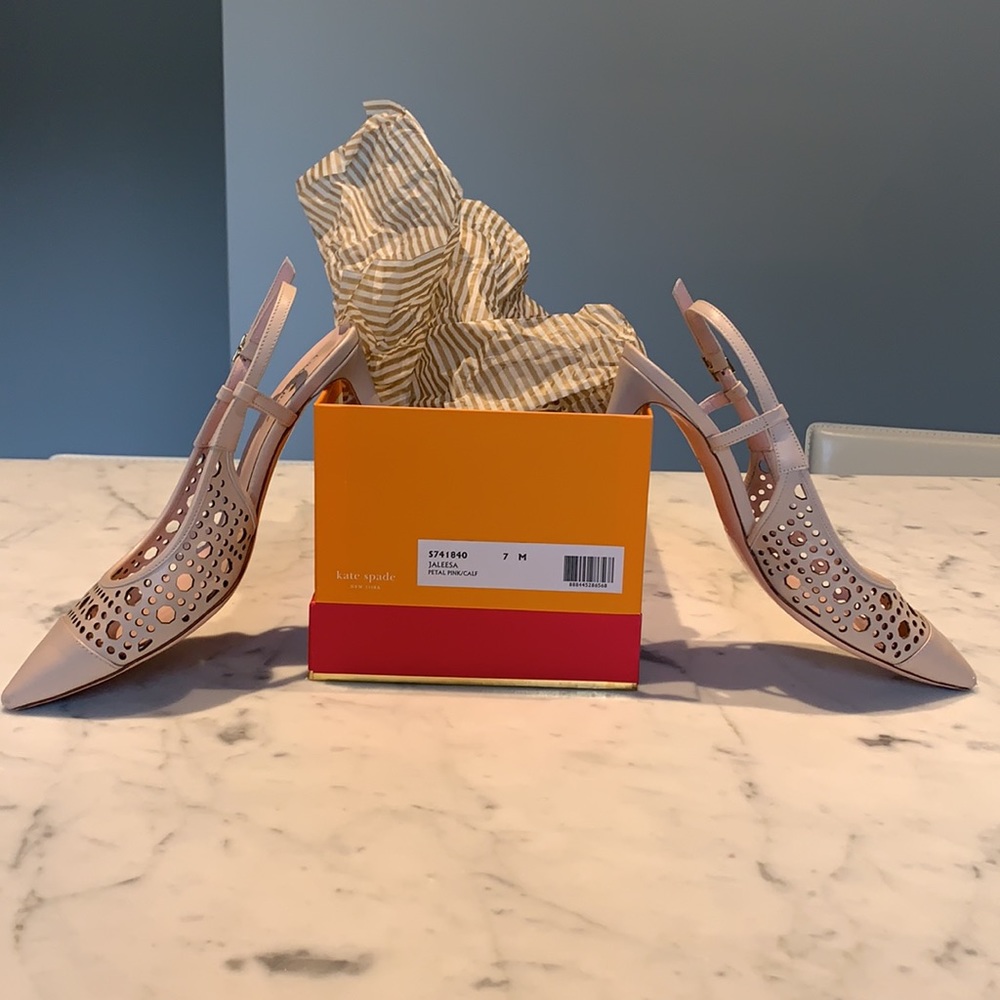 Kate Spade Women’s Jaleesa, Petal Pink Calf,7 M